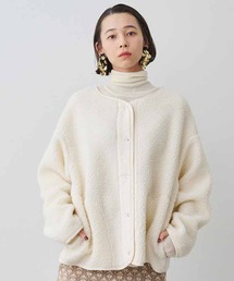 MEDE19F オーバーサイズボアフリースカーディガン