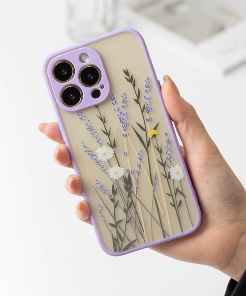 セール】立体花柄 ボタニカル シリコンTPU iPhoneスマホケース カバー