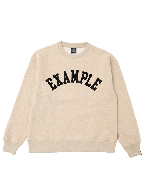 EXAMPLE（エグザンプル）の「EXAMPLE ARCH LOGO CREWNECK（スウェット・メンズ・オートミール/ブラック・M/L/XL）」の9枚目の写真
