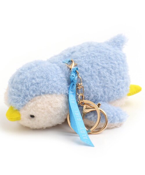 algy（アルジー）の「アニマル寝そべりチャームA（その他雑貨・キッズ・サックスブルー/ミント/レインボー/ラベンダー/ピンク/ブラウン・FREE）」の3枚目の写真