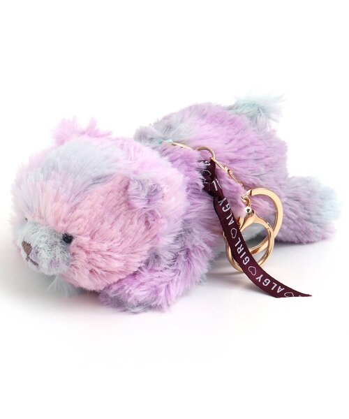 algy（アルジー）の「アニマル寝そべりチャームA（その他雑貨・キッズ・サックスブルー/ミント/レインボー/ラベンダー/ピンク/ブラウン・FREE）」の6枚目の写真