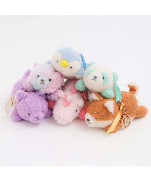 algy（アルジー）の「アニマル寝そべりチャームA（その他雑貨・キッズ・サックスブルー/ミント/レインボー/ラベンダー/ピンク/ブラウン・FREE）」の18枚目の写真