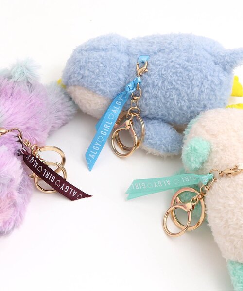 algy（アルジー）の「アニマル寝そべりチャームA（その他雑貨・キッズ・サックスブルー/ミント/レインボー/ラベンダー/ピンク/ブラウン・FREE）」の16枚目の写真