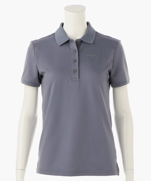 BRIEFING(ブリーフィング)の「【ブリーフィングゴルフ】WOMENS BASIC POLO(ポロシャツ・レディース・ネイビー/ブラック/ホワイト/グレー/パープル/オリーブ/レッド・S/M/XS)」の4枚目の写真