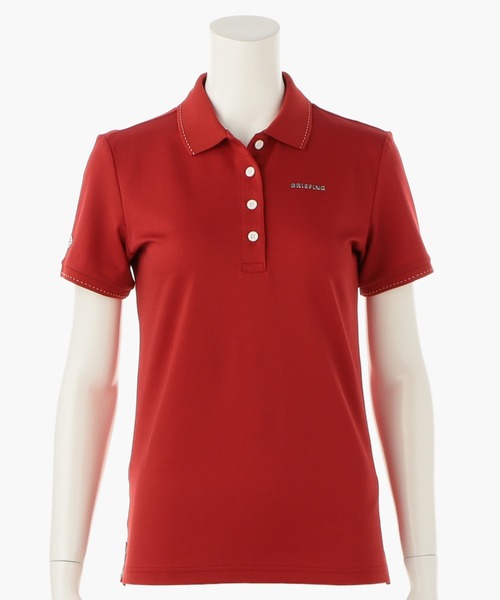BRIEFING(ブリーフィング)の「【ブリーフィングゴルフ】WOMENS BASIC POLO(ポロシャツ・レディース・ネイビー/ブラック/ホワイト/グレー/パープル/オリーブ/レッド・S/M/XS)」の7枚目の写真