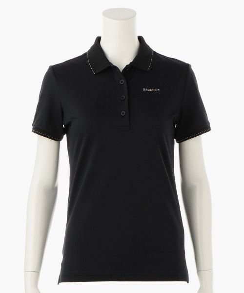 BRIEFING(ブリーフィング)の「【ブリーフィングゴルフ】WOMENS BASIC POLO(ポロシャツ・レディース・ネイビー/ブラック/ホワイト/グレー/パープル/オリーブ/レッド・S/M/XS)」の3枚目の写真