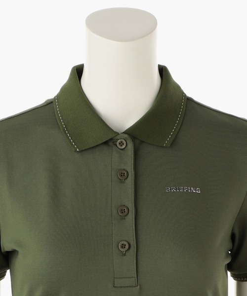 BRIEFING(ブリーフィング)の「【ブリーフィングゴルフ】WOMENS BASIC POLO(ポロシャツ・レディース・ネイビー/ブラック/ホワイト/グレー/パープル/オリーブ/レッド・S/M/XS)」の14枚目の写真