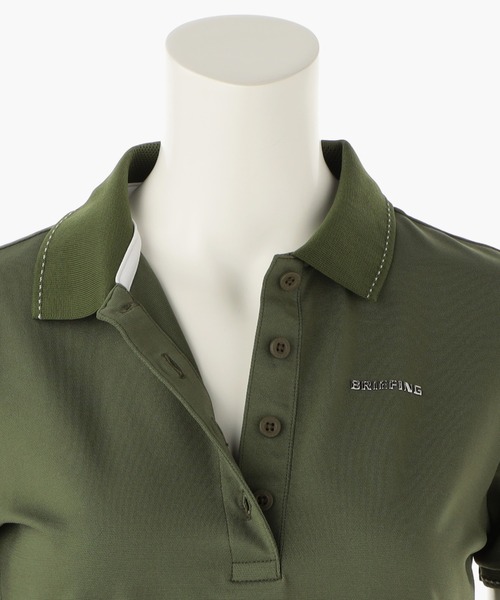 BRIEFING(ブリーフィング)の「【ブリーフィングゴルフ】WOMENS BASIC POLO(ポロシャツ・レディース・ネイビー/ブラック/ホワイト/グレー/パープル/オリーブ/レッド・S/M/XS)」の18枚目の写真