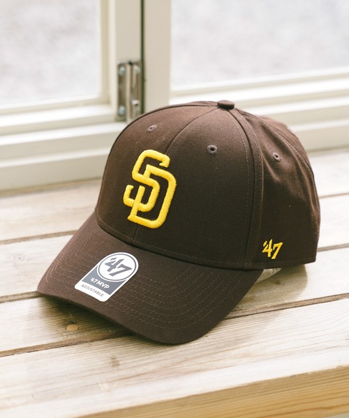 '47（フォーティーセブン）の「【47（フォーティセブン）】別注MVP CAP2（キャップ・メンズ・グリーン/ネイビー/ブラウン・FREE）」の2枚目の写真