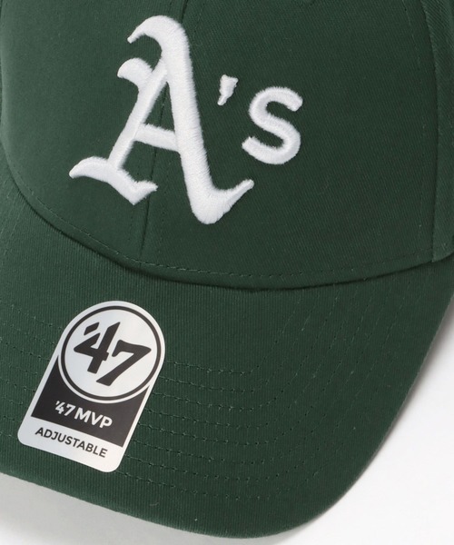 '47（フォーティーセブン）の「【47（フォーティセブン）】別注MVP CAP2（キャップ・メンズ・グリーン/ネイビー/ブラウン・FREE）」の18枚目の写真