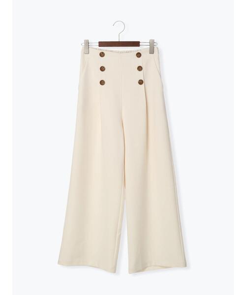 Te chichi TERRASSE（テチチテラス）の「ウールライクマリンパンツ（その他パンツ・レディース・ネイビー/モカ/オフホワイト・ﾌﾘ-）」の11枚目の写真