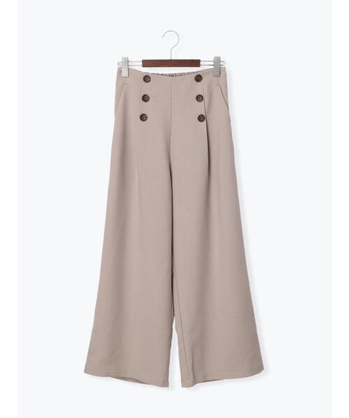 Te chichi TERRASSE（テチチテラス）の「ウールライクマリンパンツ（その他パンツ・レディース・ネイビー/モカ/オフホワイト・ﾌﾘ-）」の12枚目の写真