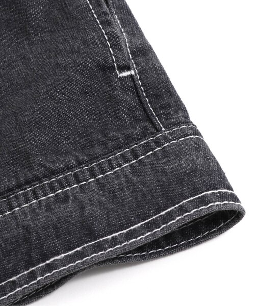 algy（アルジー）の「なみロゴGジャン（デニムジャケット・キッズ・ピンク/ブラック/ラベンダー・X-SMALL/XX-SMALL/MEDIUM/SMALL）」の5枚目の写真