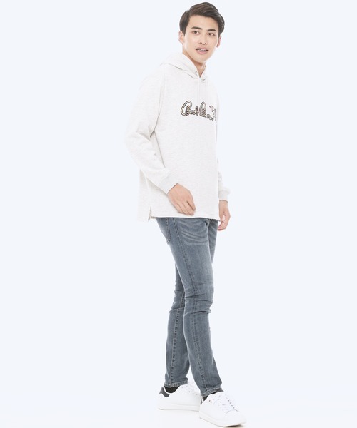 Arnold Palmer(アーノルドパーマー)の「マイクロ パーマー チェック ロゴ シェア スウェットパーカー(パーカー・レディース・ネイビー/グレー/オフホワイト・M/L/XS/LL/S)」の14枚目の写真