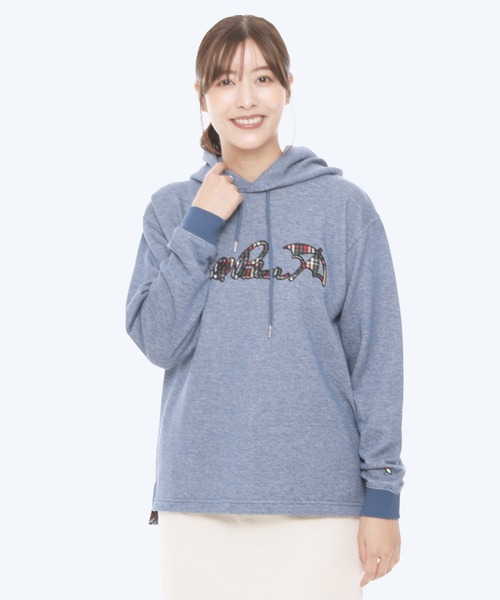 Arnold Palmer(アーノルドパーマー)の「マイクロ パーマー チェック ロゴ シェア スウェットパーカー(パーカー・レディース・ネイビー/グレー/オフホワイト・M/L/XS/LL/S)」の20枚目の写真