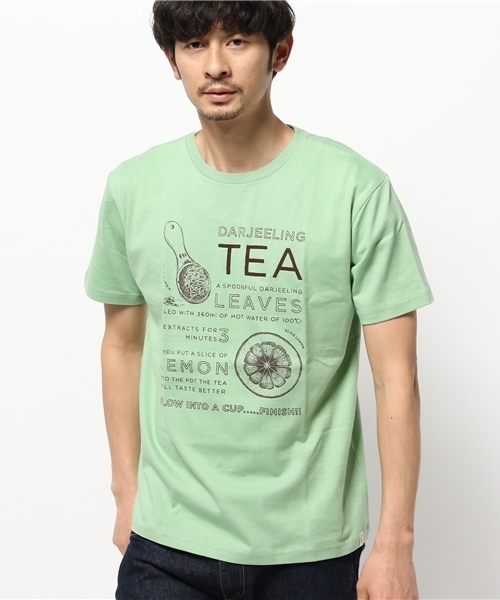 OUTLET(アウトレット)の「【CIAOPANIC TYPY】POCダージリンTEE(Tシャツ/カットソー・メンズ・チャコールグレー/グリーン・LARGE/MEDIUM)」の2枚目の写真