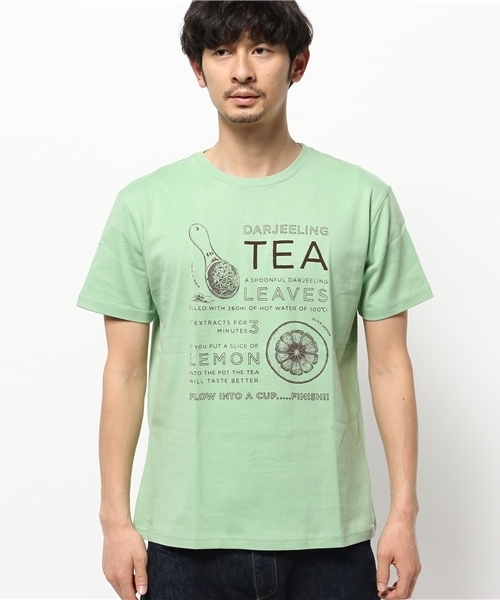 OUTLET(アウトレット)の「【CIAOPANIC TYPY】POCダージリンTEE(Tシャツ/カットソー・メンズ・チャコールグレー/グリーン・LARGE/MEDIUM)」の3枚目の写真