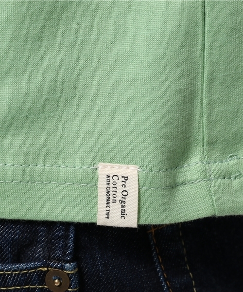 OUTLET(アウトレット)の「【CIAOPANIC TYPY】POCダージリンTEE(Tシャツ/カットソー・メンズ・チャコールグレー/グリーン・LARGE/MEDIUM)」の9枚目の写真