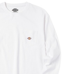 Dickies ディッキーズ ポケット付きロゴワッペンロングスリーブTシャツ