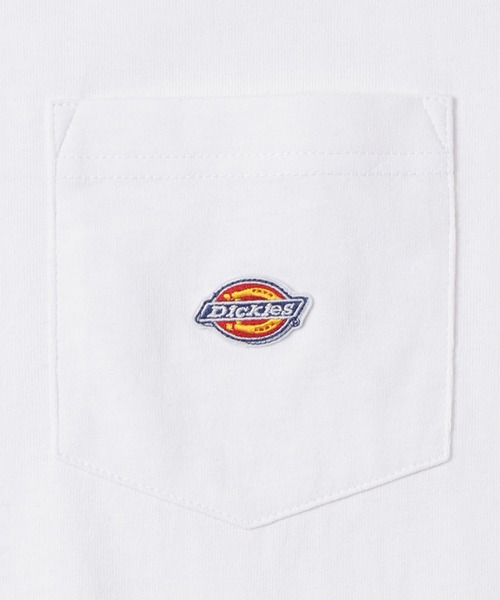Dickies(ディッキーズ)の「Dickies ディッキーズ ポケット付きロゴワッペンロングスリーブTシャツ(Tシャツ/カットソー・メンズ・ブラック/ホワイト/ネイビー/ピンク/グレー・XL/L/M)」の11枚目の写真