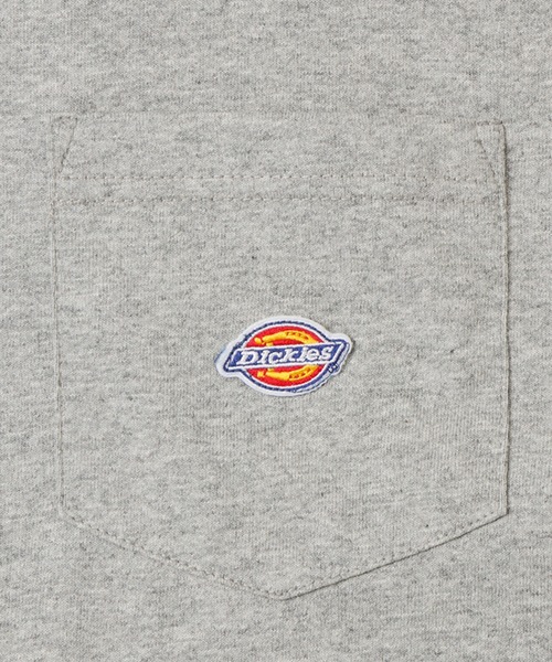 Dickies(ディッキーズ)の「Dickies ディッキーズ ポケット付きロゴワッペンロングスリーブTシャツ(Tシャツ/カットソー・メンズ・ブラック/ホワイト/ネイビー/ピンク/グレー・XL/L/M)」の12枚目の写真