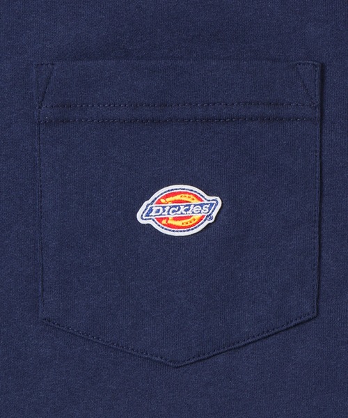 Dickies(ディッキーズ)の「Dickies ディッキーズ ポケット付きロゴワッペンロングスリーブTシャツ(Tシャツ/カットソー・メンズ・ブラック/ホワイト/ネイビー/ピンク/グレー・XL/L/M)」の15枚目の写真