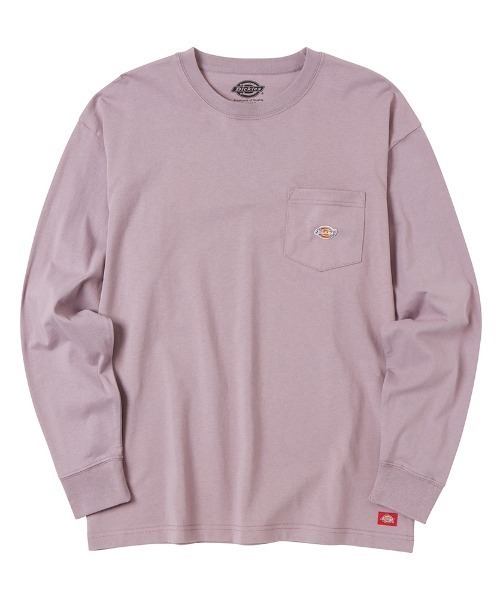 Dickies(ディッキーズ)の「Dickies ディッキーズ ポケット付きロゴワッペンロングスリーブTシャツ(Tシャツ/カットソー・メンズ・ブラック/ホワイト/ネイビー/ピンク/グレー・XL/L/M)」の22枚目の写真