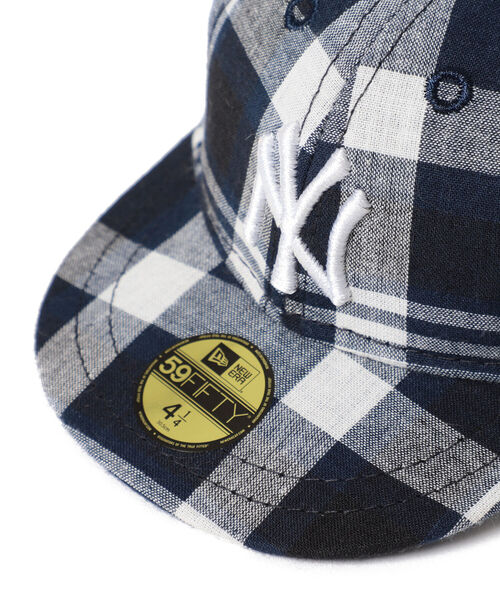 BEAMS BOY（ビームスボーイ）の「NEW ERA × BEAMS BOY / 別注 チェック ポーチ（ポーチ・レディース・ネイビー・ONE SIZE）」の3枚目の写真