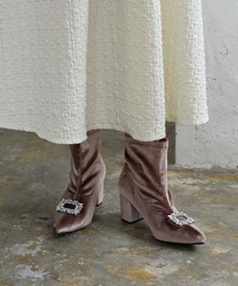 KOBE LETTUCE（コウベレタス）の「ビジューブーツ（ブーツ）」