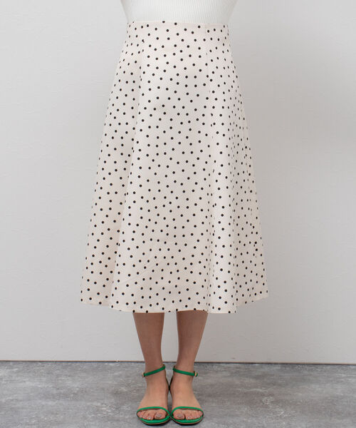 NOLLEY’S（ノーリーズ）の「グログランフレアスカート（スカート・レディース・ホワイト系その他4/ブラック系その他3・36/38）」の13枚目の写真