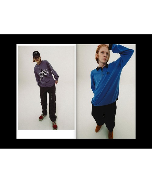 MAHAGRID(マハグリッド)の「『mahagrid/マハグリッド』DIM STAR LS TEE/スター 長袖Tシャツ(Tシャツ/カットソー・レディース・ブラック/パープル・M/L/S/XL)」の13枚目の写真