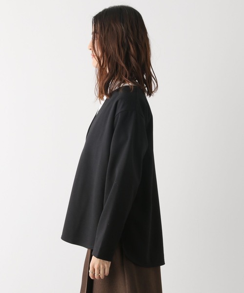 LEPSIM(レプシィム)の「ポンチカフタンプルオーバー 179492(Tシャツ/カットソー・レディース・アイボリー/ブラック/ブルー・FREE)」の10枚目の写真