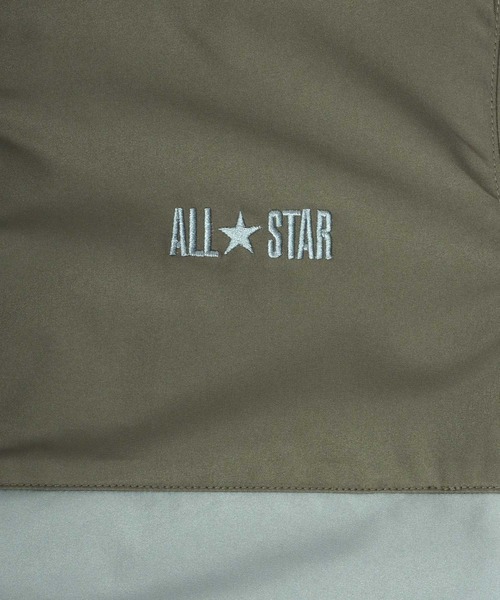 CONVERSE（コンバース）の「CONVERSE（コンバース）撥水・防風・ストレッチ 配色マウンテンパーカー/ライトアウター（マウンテンパーカー・レディース・ブルー/ブラック/ベージュ/グリーン・M/L）」の9枚目の写真