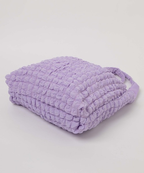 WEGO（ウィゴー）の「WEGO/ポップコーントートバッグ（トートバッグ・レディース・オフホワイト/ライトイエロー/ライトパープル/ブラック・FREE）」の20枚目の写真