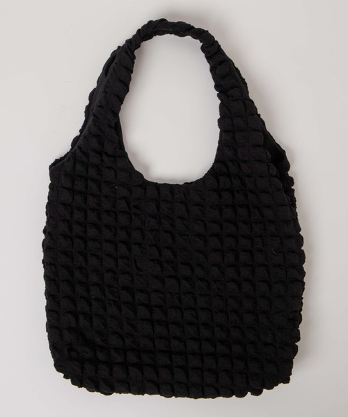 WEGO（ウィゴー）の「WEGO/ポップコーントートバッグ（トートバッグ・レディース・オフホワイト/ライトイエロー/ライトパープル/ブラック・FREE）」の16枚目の写真