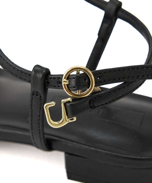 Juze(ジュゼ)の「ボーンアンクルストラップフラットサンダル(サンダル・レディース・ホワイト/ブラック/グリーン・S/M/L)」の20枚目の写真