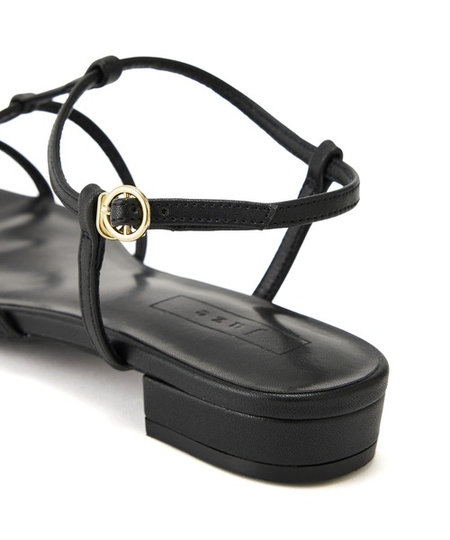 Juze(ジュゼ)の「ボーンアンクルストラップフラットサンダル(サンダル・レディース・ホワイト/ブラック/グリーン・S/M/L)」の19枚目の写真