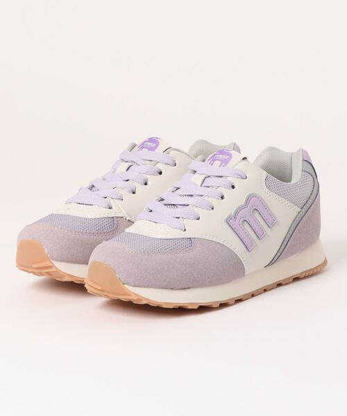 moz（モズ）の「【MOZ】カジュアルロゴスニーカー（スニーカー・レディース・アイボリー/ネイビー/グリーン/パープル/カーキ/ダークブラウン/グレー/ベージュ・22.5cm/23.0cm/23.5cm/24.0cm/24.5cm/25.0cm）」の8枚目の写真