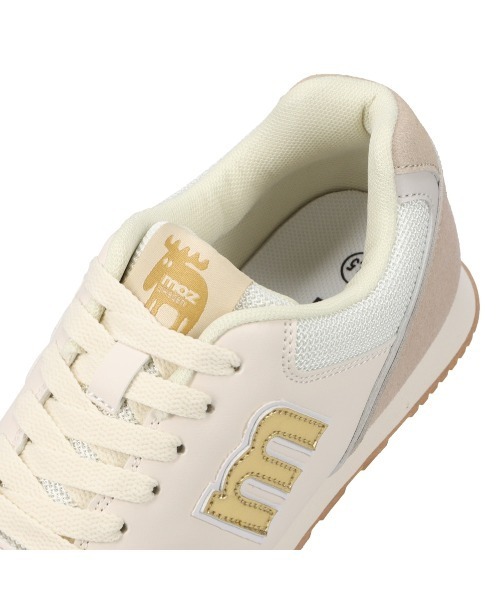 moz（モズ）の「【MOZ】カジュアルロゴスニーカー（スニーカー・レディース・アイボリー/ネイビー/グリーン/パープル/カーキ/ダークブラウン/グレー/ベージュ・22.5cm/23.0cm/23.5cm/24.0cm/24.5cm/25.0cm）」の13枚目の写真