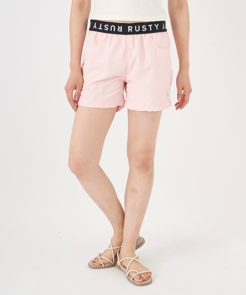RUSTY(ラスティ)の「【RUSTY:ラスティー】レディースショートパンツ(その他パンツ・レディース・ブラック/ライトブルー/ピンク/パープル・LARGE/MEDIUM)」の4枚目の写真