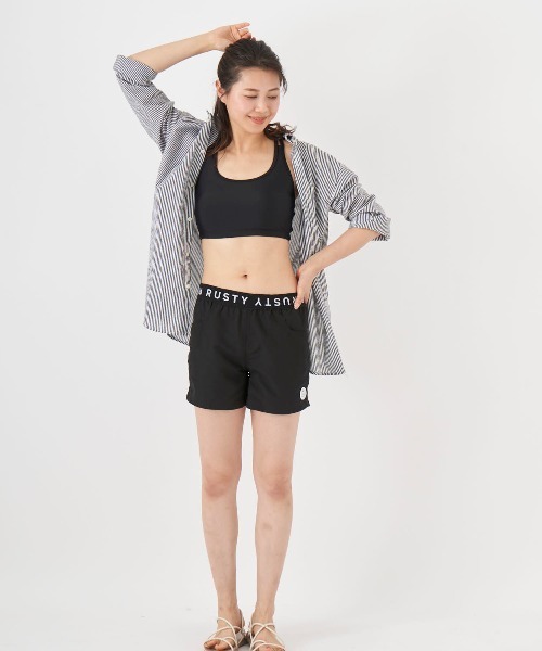 RUSTY(ラスティ)の「【RUSTY:ラスティー】レディースショートパンツ(その他パンツ・レディース・ブラック/ライトブルー/ピンク/パープル・LARGE/MEDIUM)」の5枚目の写真