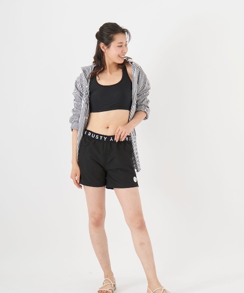 RUSTY(ラスティ)の「【RUSTY:ラスティー】レディースショートパンツ(その他パンツ・レディース・ブラック/ライトブルー/ピンク/パープル・LARGE/MEDIUM)」の6枚目の写真