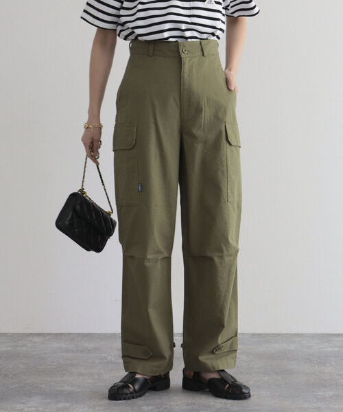 GEVACO（ゲバコ）の「【GEVACO/ゲバコ】リップストップカーゴパンツ（カーゴパンツ・レディース・ベージュ/カーキ・38/36）」の18枚目の写真