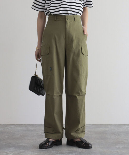 GEVACO（ゲバコ）の「【GEVACO/ゲバコ】リップストップカーゴパンツ（カーゴパンツ・レディース・ベージュ/カーキ・38/36）」の19枚目の写真