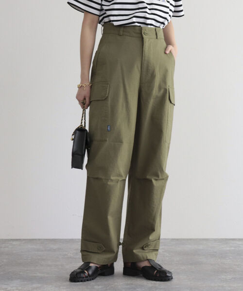 GEVACO（ゲバコ）の「【GEVACO/ゲバコ】リップストップカーゴパンツ（カーゴパンツ・レディース・ベージュ/カーキ・38/36）」の20枚目の写真