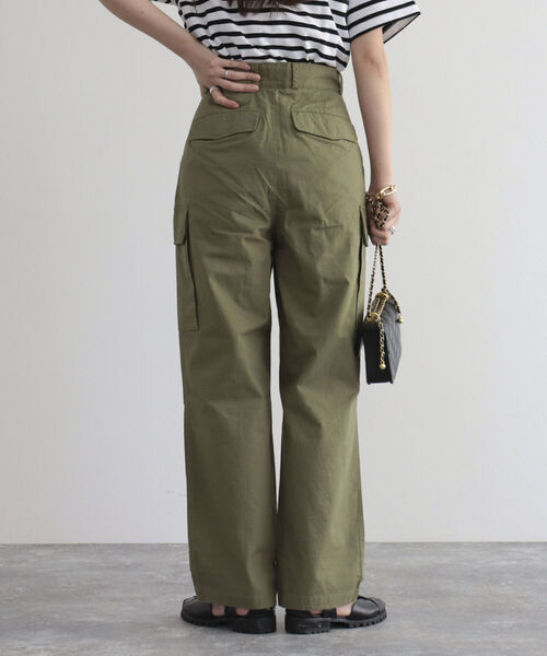 GEVACO（ゲバコ）の「【GEVACO/ゲバコ】リップストップカーゴパンツ（カーゴパンツ・レディース・ベージュ/カーキ・38/36）」の21枚目の写真