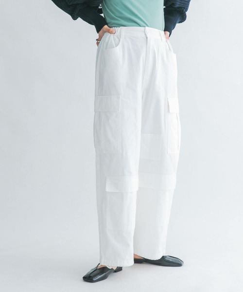 KBF（ケイビーエフ）の「ポケットディティールカーゴパンツ（その他パンツ・レディース・ネイビー/オフホワイト/カーキ・ONE）」の12枚目の写真