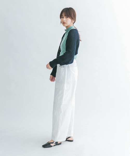 KBF（ケイビーエフ）の「ポケットディティールカーゴパンツ（その他パンツ・レディース・ネイビー/オフホワイト/カーキ・ONE）」の8枚目の写真