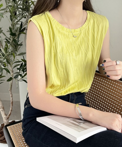 CYCLASシクラス 2024SSフレンチスリーブTシャツ新品【34】【LTSA77221】 STB1124S1202_zo_a100.jpg