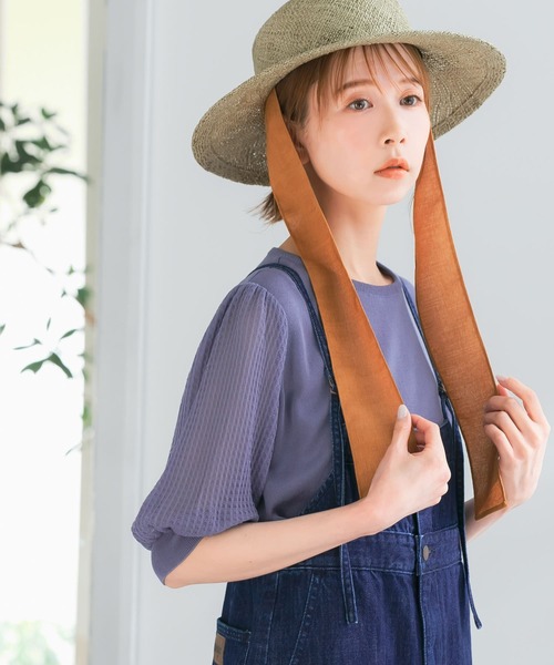 URBAN RESEARCH ROSSO（アーバンリサーチロッソ）の「ドッキングシアープリーツスリーブプルオーバー（ニット/セーター・レディース・ブルー/イエロー/ホワイト系その他・FREE）」の16枚目の写真